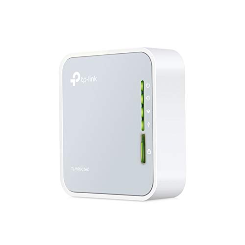 روتر مسافرتی نانو قابل حمل بی‌سیم TP-Link AC750 (TL-WR902AC) - پشتیبانی از حالت‌های چندگانه، گستره پل هات اسپات روتر WiFi حالت‌های کلاینت نقطه دسترسی، وای‌فای دو باند، 1 پورت USB 2.0
