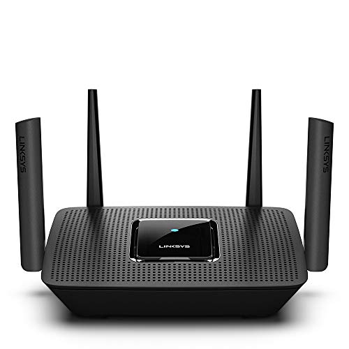 Linksys AC2200 Smart Mesh Wi-Fi Router for Home Mesh Networking, MU-MIMO Tri-Band Wireless Gigabit Mesh Router, Fast Speeds up to 2.2 Gbps, coverage up to 2,000 sq ft, up to 20 devices (MR8300)
