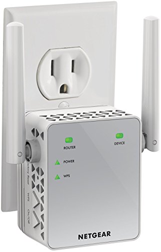 NETGEAR Wi-Fi Range Extender EX3700 - پوشش دهی تا 1000 فوت مربع و 15 دستگاه با AC750 Dual Bander S & Peater Wireless حداکثر سرعت 750 مگابیت در ثانیه، و طراحی پریز دیواری فشرده