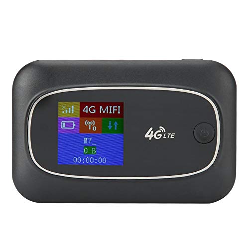 Universal 4G WiFi Router, Portable Multiple Languages CAT4 150Mbps Three Network Universal Mini MIFI Mobile WiFi Hotspot Unlocked Wireless Internet Router Devices for Travel Outdoor