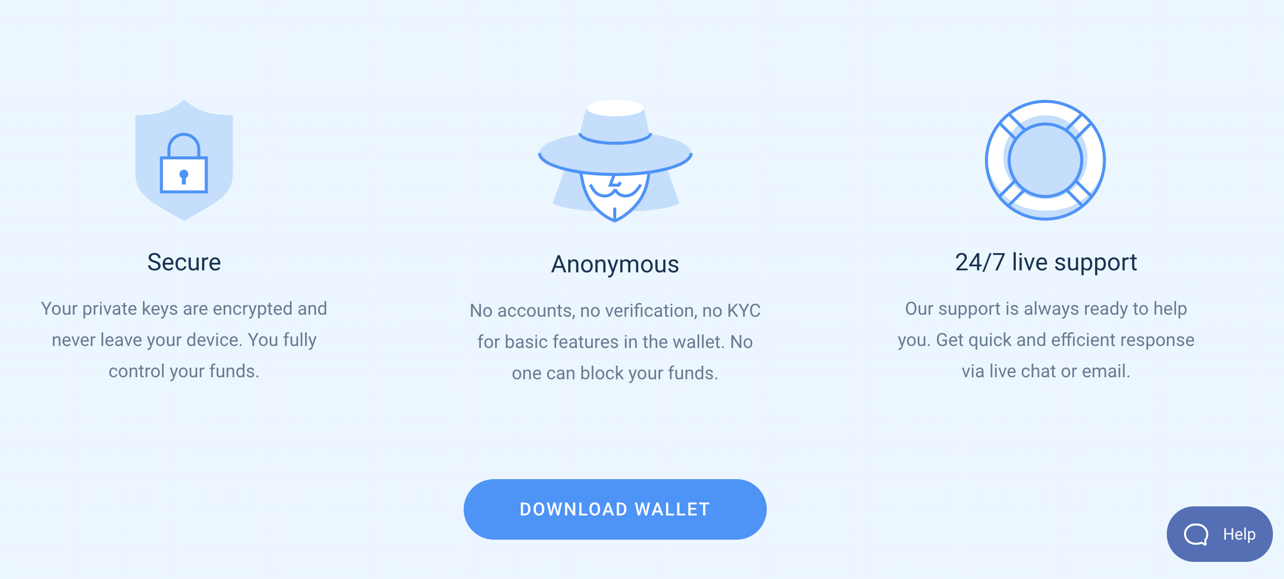  امنیت کیف پول اتمی