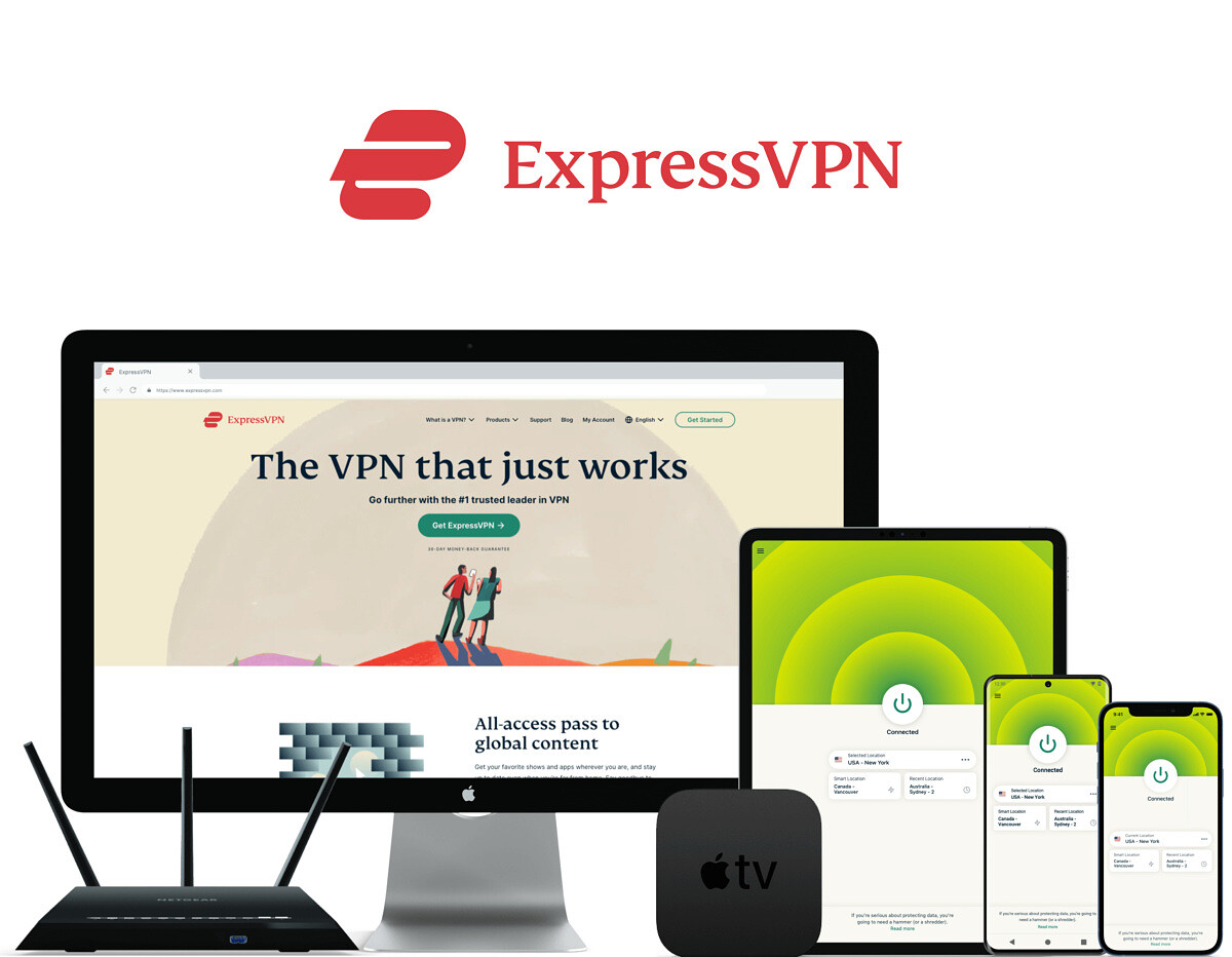 ExpressVPN در طیف وسیعی از دستگاه ها. 