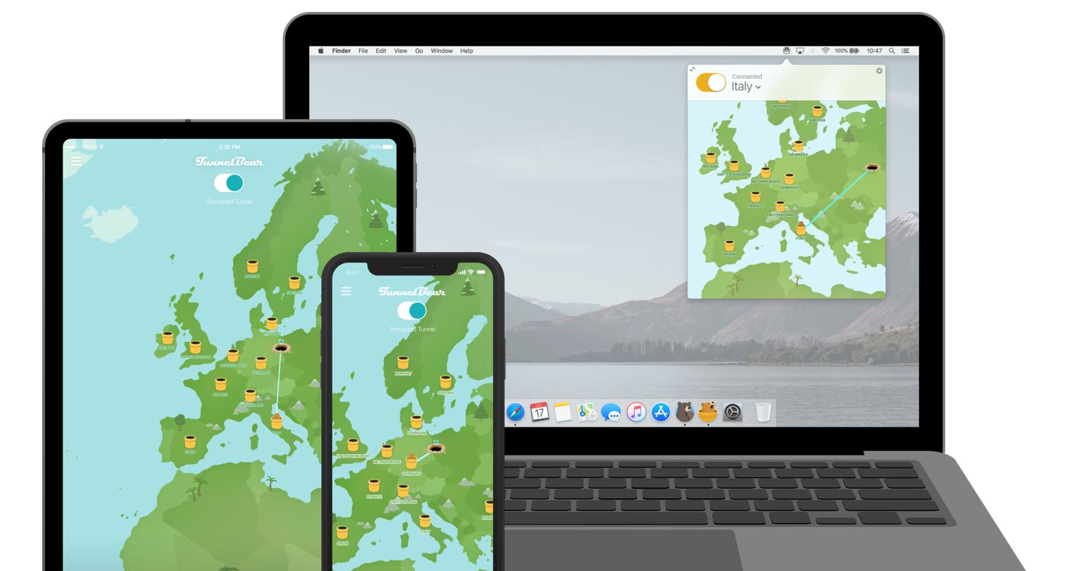 TunnelBear Press Image معاملات VPN