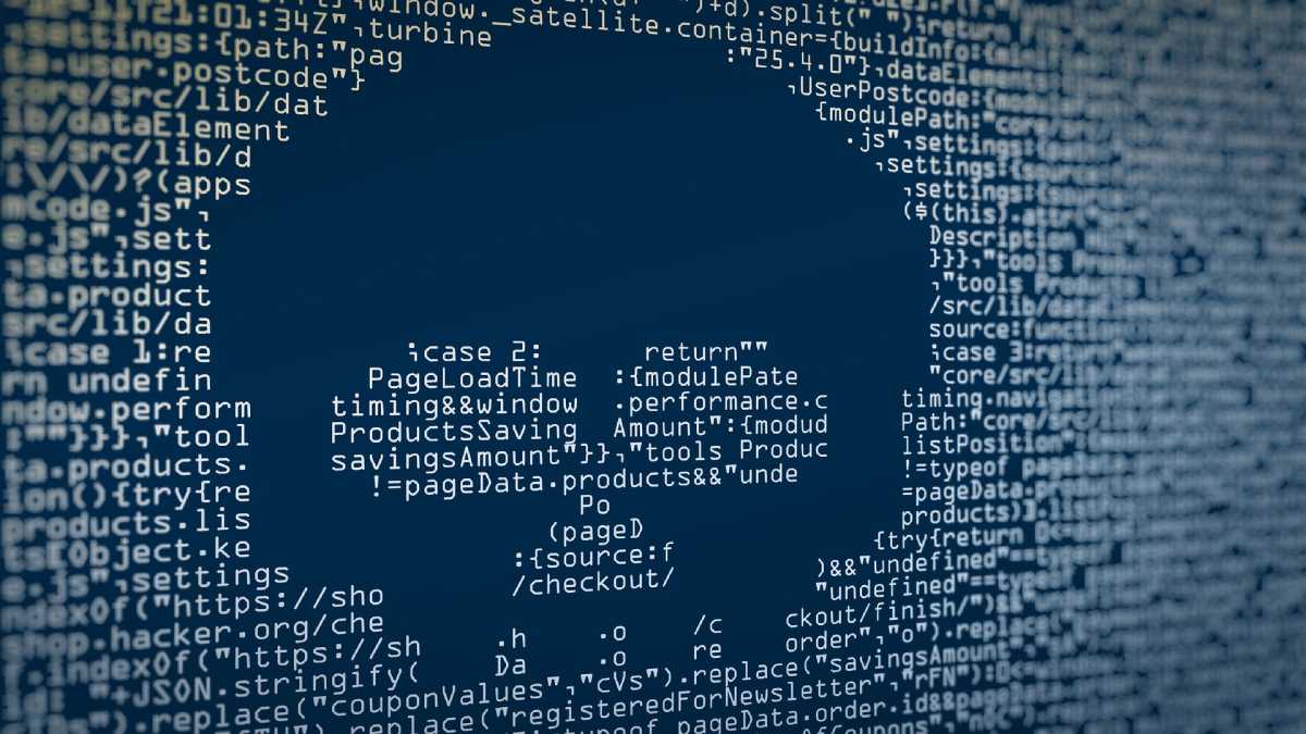  هنر جمجمه ASCII (نمایش بدافزار)