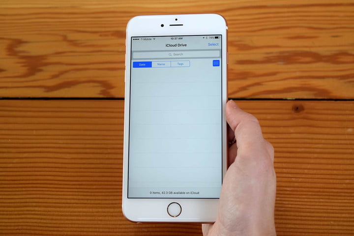 از لمس سه بعدی برای باز کردن iCloud استفاده کنید.
