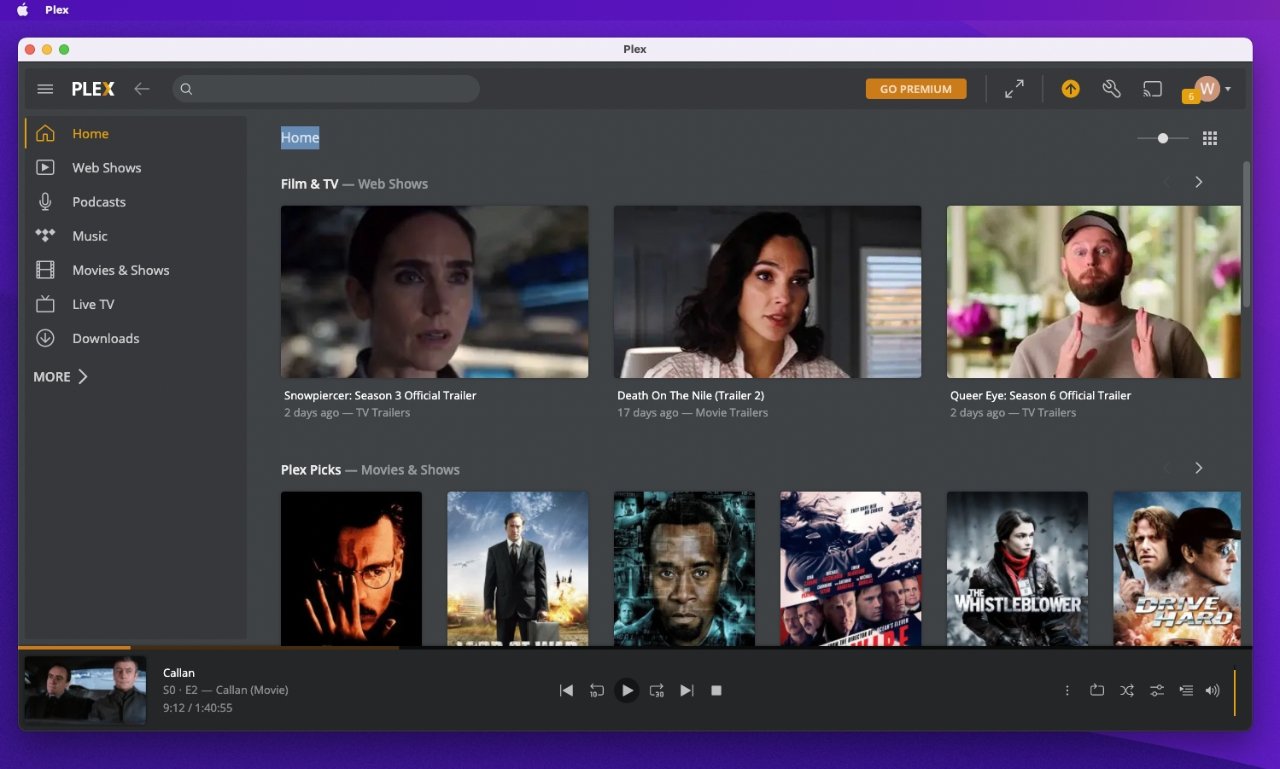 Plex راه‌هایی برای پخش آنلاین و خرید ویدیو دارد