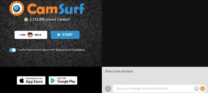 Omegle Alternatives Camsurf
