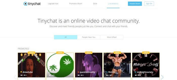 Omegle Alternatives Tinychat